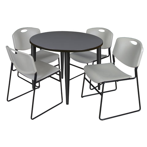 Grey / Black / Grey / 42 x 42 Round