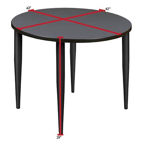 Black|Grey / 42 x 42 Round