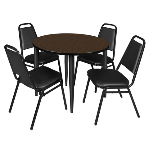 Black|Neo Walnut / 42 x 42 Round