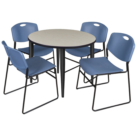 Black|Blue|Maple / 42 x 42 Round