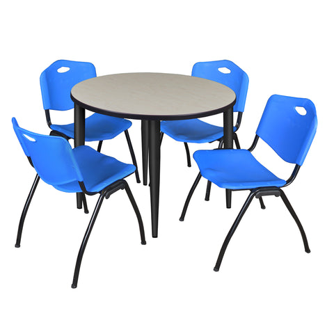 Black|Blue|Maple / 42 x 42 Round
