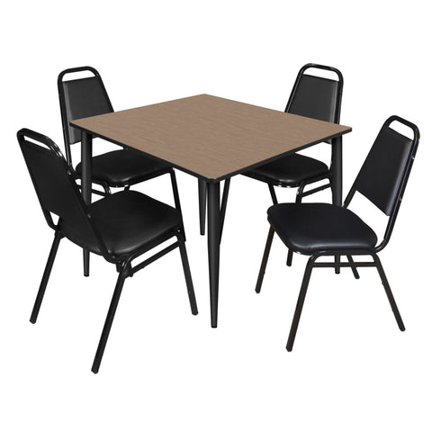 Black|Noble Oak / 48 x 48 Square