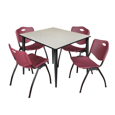 Black|Burgundy|Maple / 48 x 48 Square