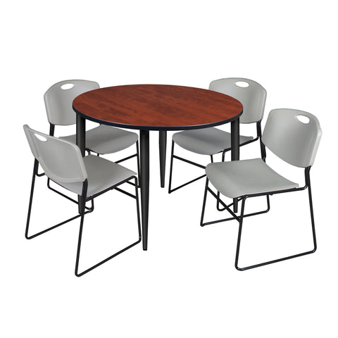 Black|Cherry|Grey / 48 x 48 Round