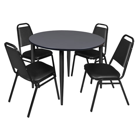 Black|Grey / 48 x 48 Round