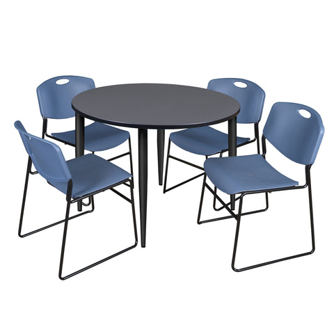 Black|Blue|Grey / 48 x 48 Round