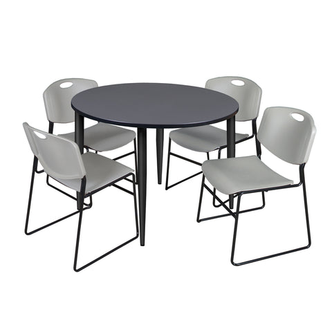 Grey / Black / Grey / 48 x 48 Round