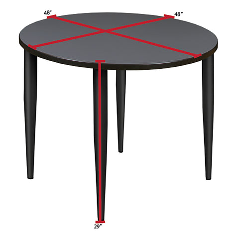 Black|Burgundy|Grey / 48 x 48 Round