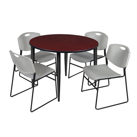 Black|Grey|Mahogany / 48 x 48 Round