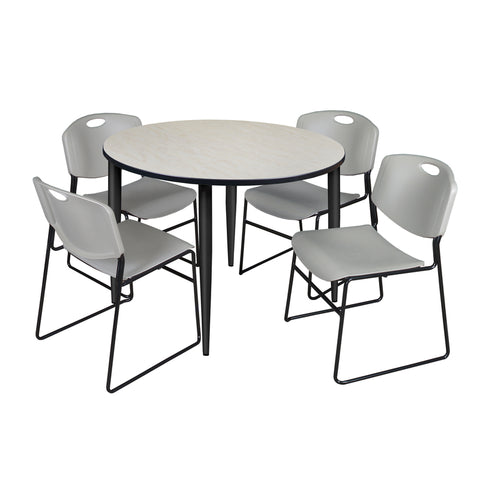 Black|Grey|Maple / 48 x 48 Round