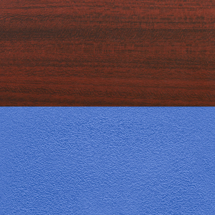 Blue / Chrome / Mahogany