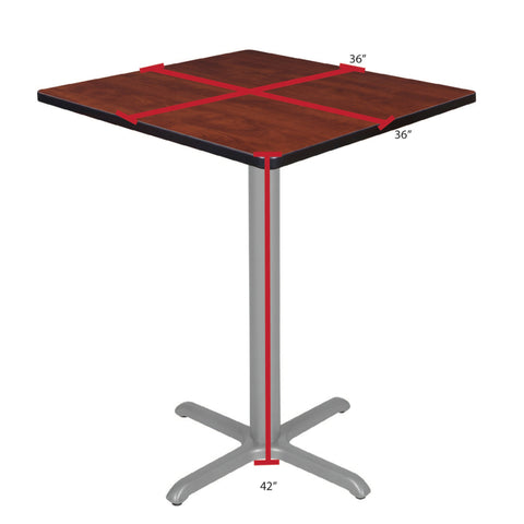 Cherry / Grey / 36 x 36 Square