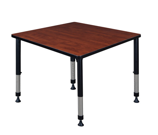 Kee 30" Square Height Adjustable Classroom Table