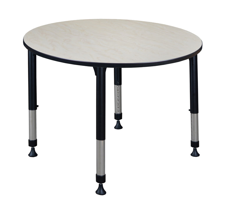 Kee 30" Round Height Adjustable Classroom Table